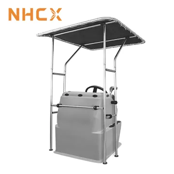 NHCX Center Console Boat T-Top and Bimini Top for Small Boats