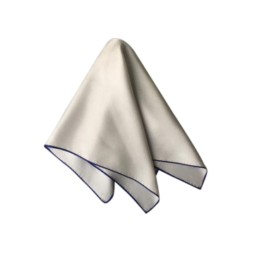 Nature White Printed 100% Silk Twill Scarf