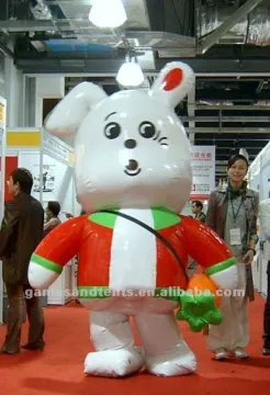 inflatable walking costume rabbit balloon F6018