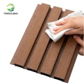 Exterior Wood Plástico composto WPC Slat Painel canelado