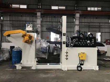 LIHAO High-Quality Steel Sheet Roller Decoiler and Straightener for Punch Press