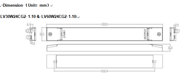 60W slim Constant Voltage Led Driver