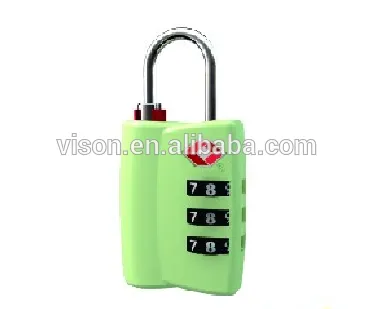 TSA Approved 3-Dial Combination TSA Lock TSA security luggage lock