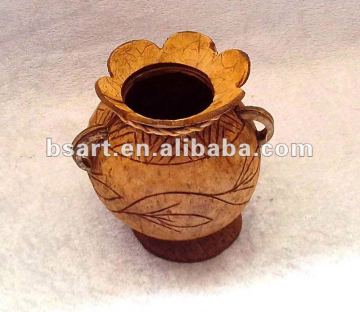 Coconut Shell cup and Drinking Straw