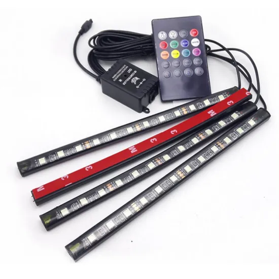 Hot Sale RGB LED Strip Lights 4pcs - 16 Colors for Car Decorative Styling