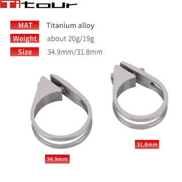 Titanium Bicycle Seatpost Clamp for MTB Road Bike
