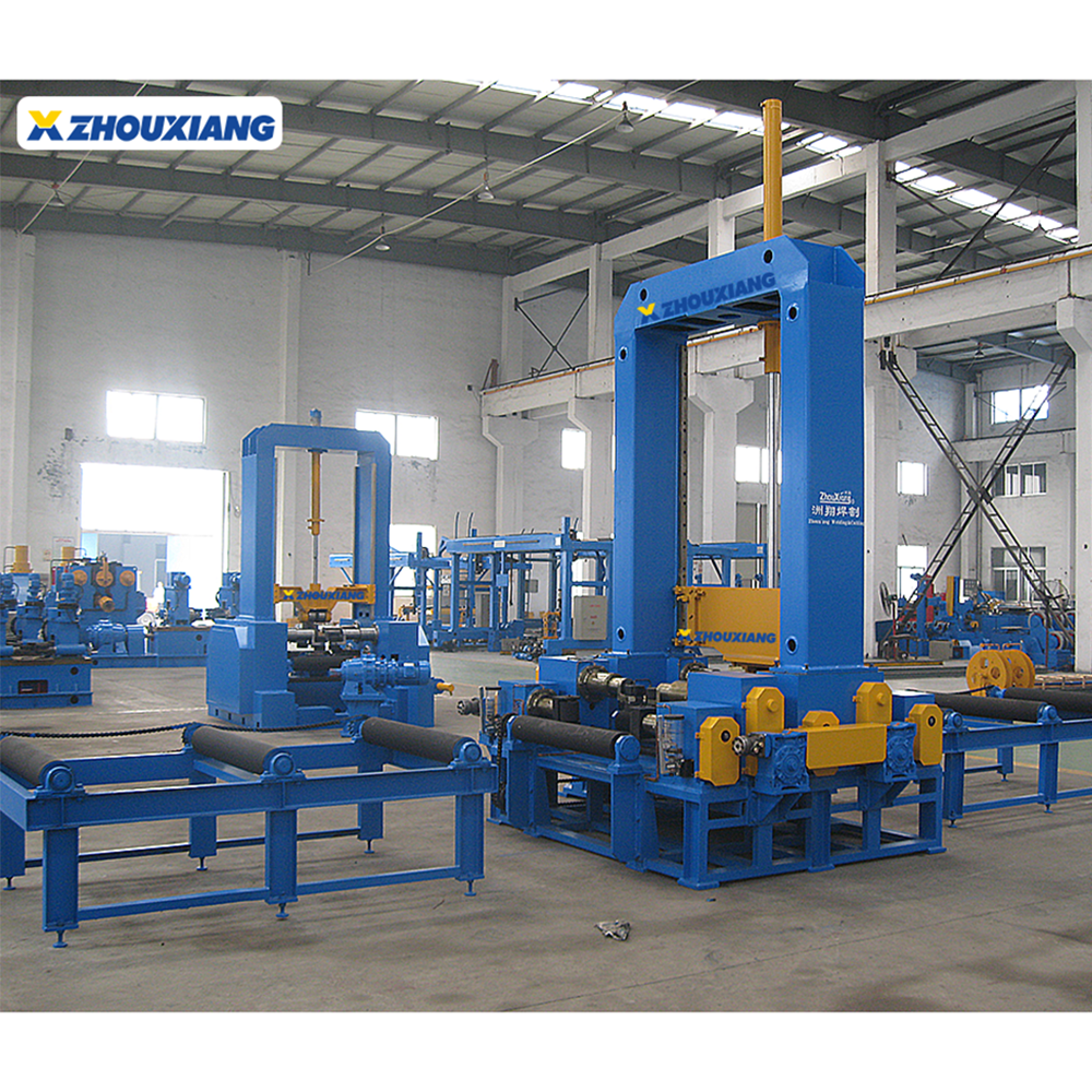 Steel Structure Fabrication H Beam Assembling Machine