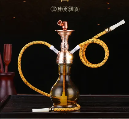 Pot type all glass hookah