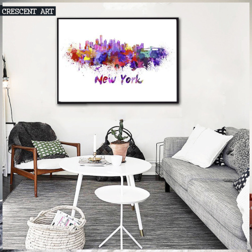 Impressionism New York City Abstract Wall Art