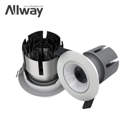 Antiglare 12W LED Spotlights: Indoor Black Downlight, Recessed Wall & Ceiling Lighting