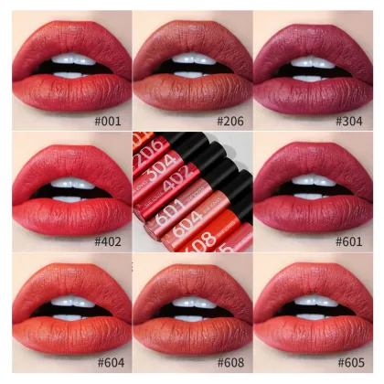 Waterproof Lip Tint, Lip Glaze, and Lipstick Set: Non-Stick Makeup Cosmetics Collection