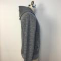 Men's Hoodie Fleece-lined Knitted Sweater