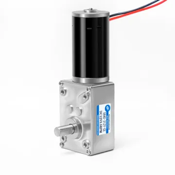Customized 12V 24V High Torque DC Gear Motor with Worm Gear Box