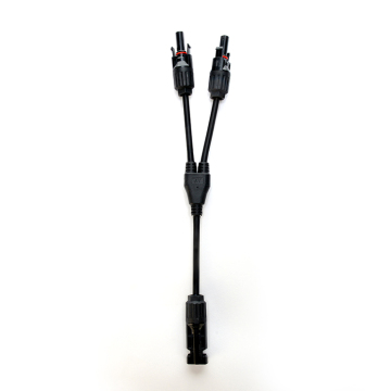 Y Type Solar PV Branch Cable PV004 Connector 4mm Solar Panel Wires PV Cables