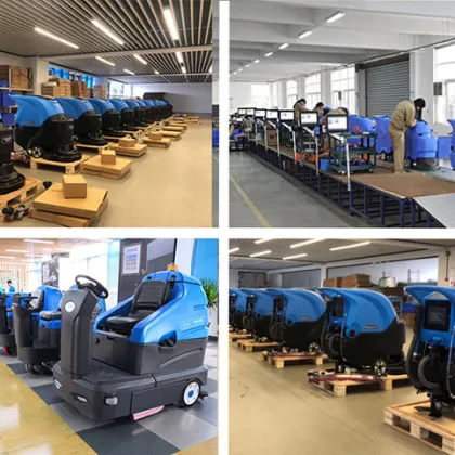 Supermarket Special Automatic Floor Washing Machine: Suction and Mopping Integrated