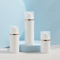 PP Airless Vacuum Pump Bottles with Gold Ring