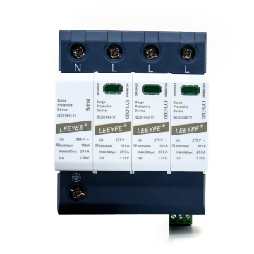 275v 3p+n T2 Sistema di arresti di protezione Lightning