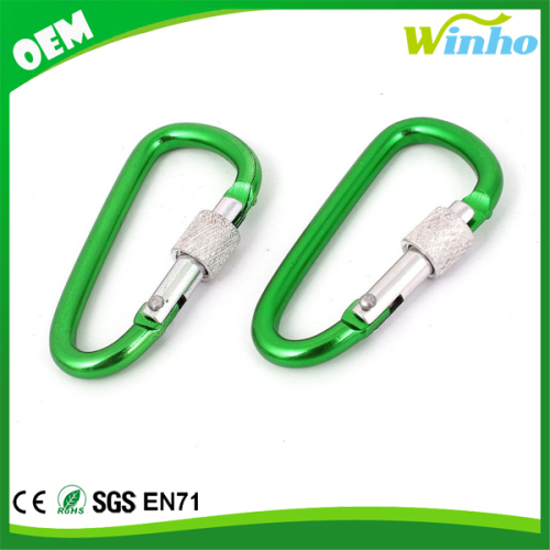 Winho D-Ring Clip Hook Climbing Keychain Screw gate Lock