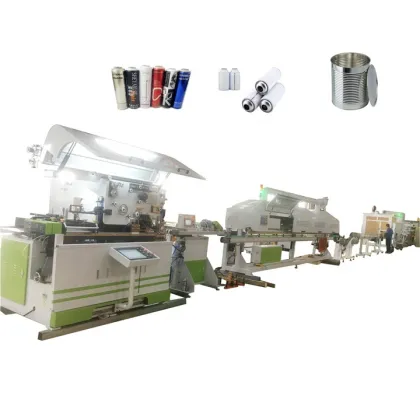 Aerosol can production line to make spray cans