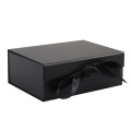 Black Magnetic Gift Box Custom Black Box Magnetic Closure Gift Boxes Manufactory