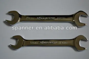 Double open end wrench set
