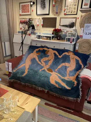 Matisse Dance Woven Jacquard Tapestry Blanket