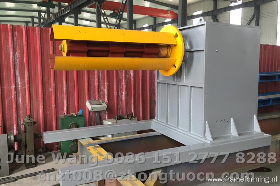 steel coil hydrauclic decoiler with 5T