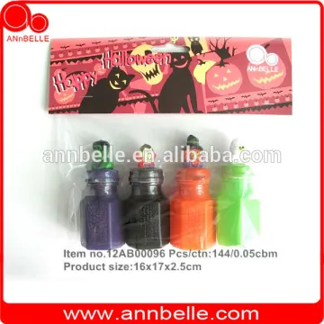 ANnBELLE 4 designs assorted Halloween prop bubble water