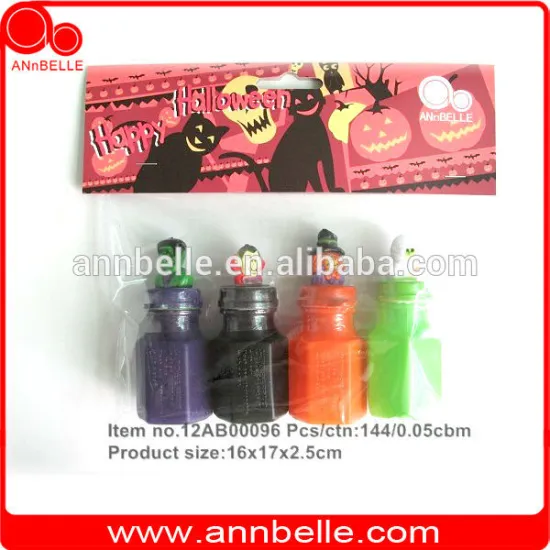 ANnBELLE 4 designs assorted Halloween prop bubble water