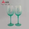 Wholesale Glassware Cup Vintage Glass Goblet Wine Glass