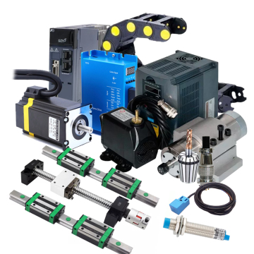 Kit Motor Stepper Lengkap dengan Spindle Mesin Ukiran CNC dan Kereta Api Panduan