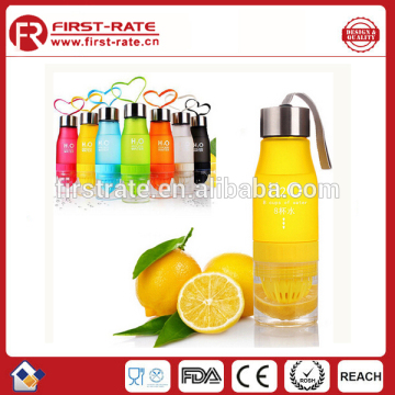 Gift 650ml Water Bottle plastic Fruit infusion bottle Infuser Drink Outdoor Sports Juice lemon Portable Water kettle