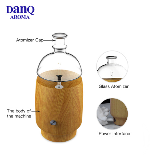 Mini Wooden+Glass fragrance diffuser 40ml