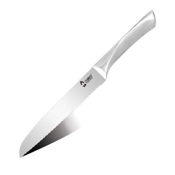 8 Inch All Stainless Steel Bread Knife - Top Choice for Home Kitchens