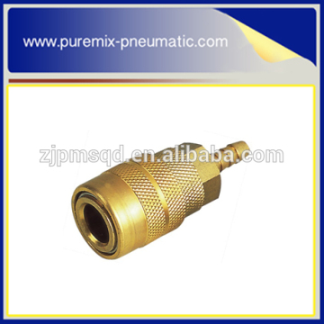 USA milton type brass hose barb coupler air quick coupler pneumatic quick release coupling