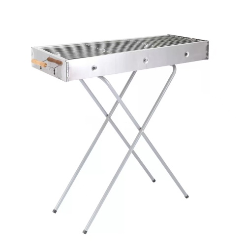 Klappbarer tragbarer Outdoor-Grill aus Edelstahl