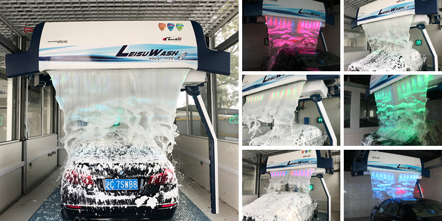 leisuwash touchless car wash overglow shampoo