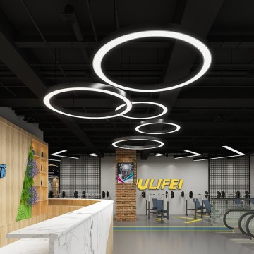 Modern Gold White Black Kitchen Pendant Light Luxury LED Chandelier
