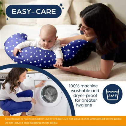 Crescent Shape Maternity Pillow for Pregnancy and Breastfeeding