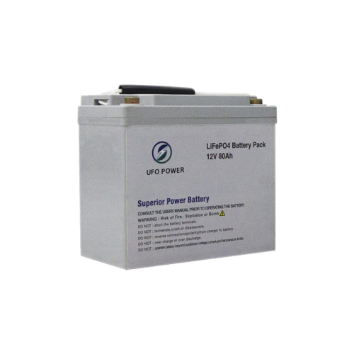 12v 80Ah uppladdningsbart litiumjonbatteri