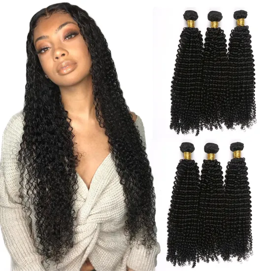 Xuchang hot sale 100% human hair kinky curly raw single donor cuticle aligned hair