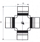 U-Joints With 4 Plain Round