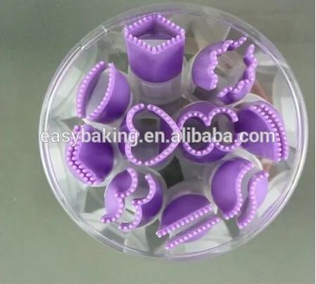 Plastic Gum Paste Fondant Cake Decorating Tools Cupcake Decorating Tools Fondant Crimper