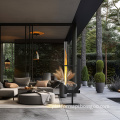OPS1006A Wood Pellet Stove: A Sleek, Smokeless Outdoor and Indoor Heating Solution