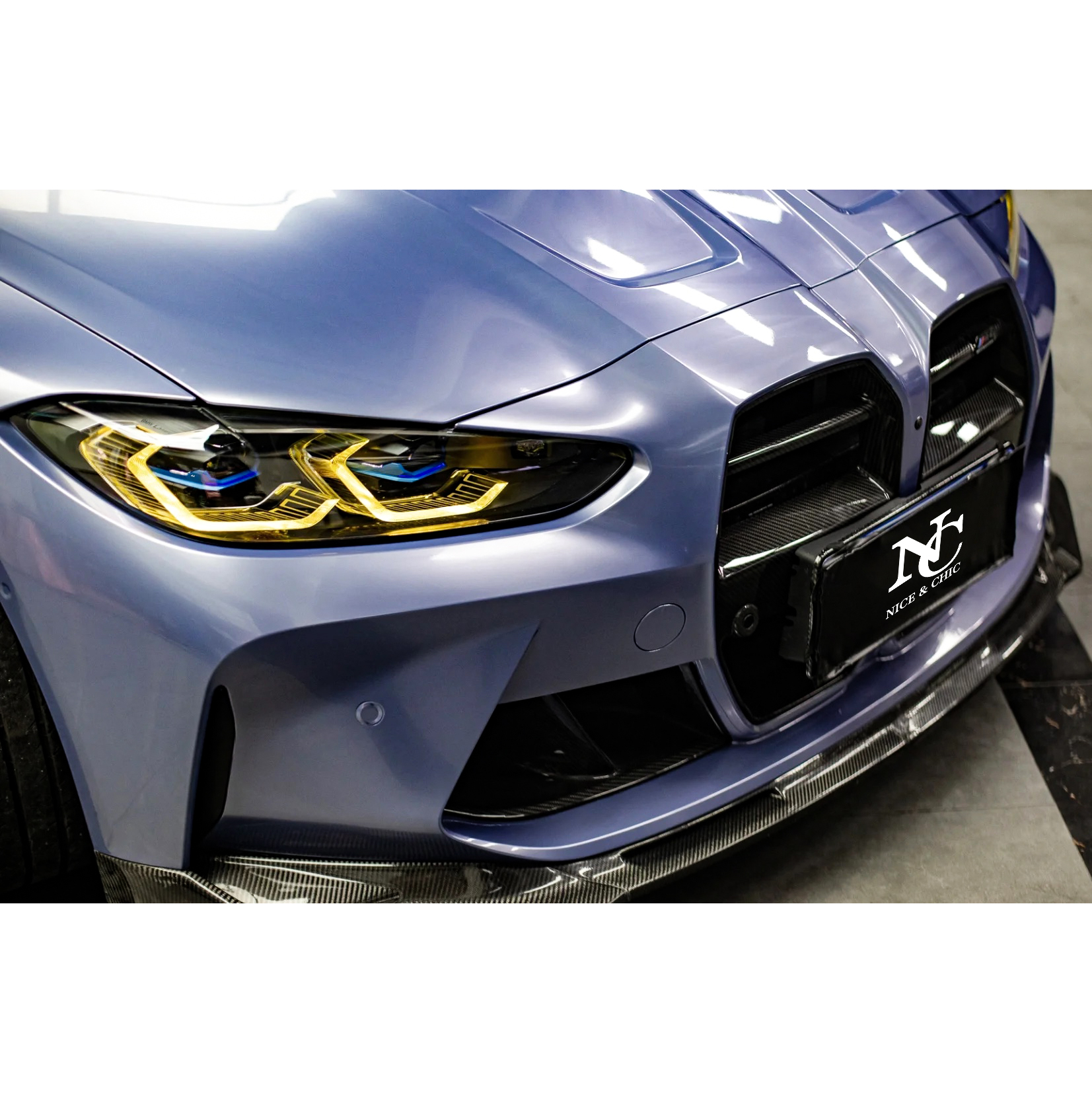 Liquid Metal Indigo Blue Vinyl Wrap