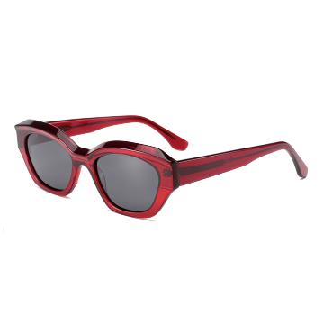 Acetate Crystal Color Sunglasses Frame Printed