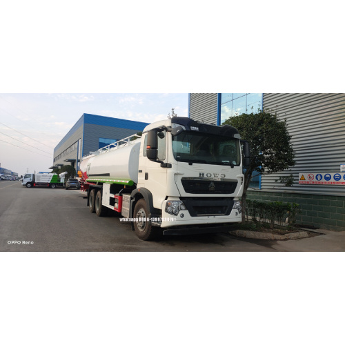 New HOWO 6X4 25000liters Construction Water Tank Truck