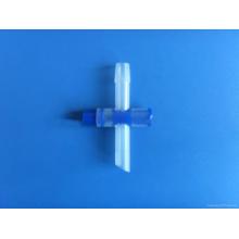 Medical T cross valve for urine bag used