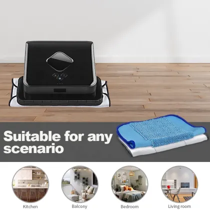 iRobot Braava 380/380t Sweeper Accessories: Custom Mop Pads and Heads for Efficient Floor Cleaning