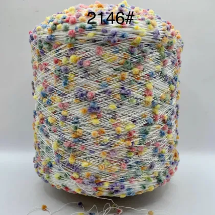 Fashion Colored Candy Yarn: Hand Mix Matching Pom Pom Yarn